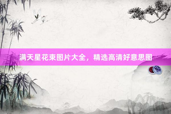 满天星花束图片大全，精选高清好意思图